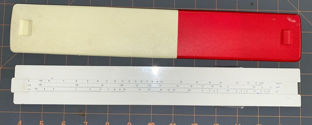 Vintage Aristo Scholar 0903LL Slide Rule With Case