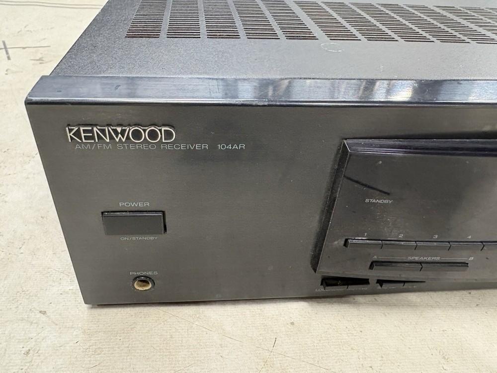 Kenwood 104AR Audio Receiver Tested