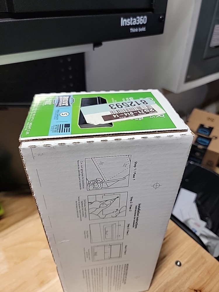 Gibraltar Mailbox Small Capacity Galvanized Steel Wall-Mount Black