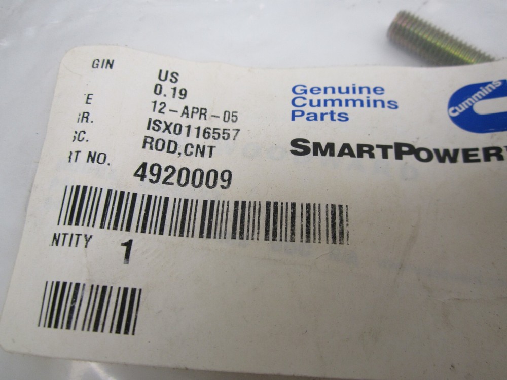 4920009 NEW GENUINE CUMMINS CONTROL ROD