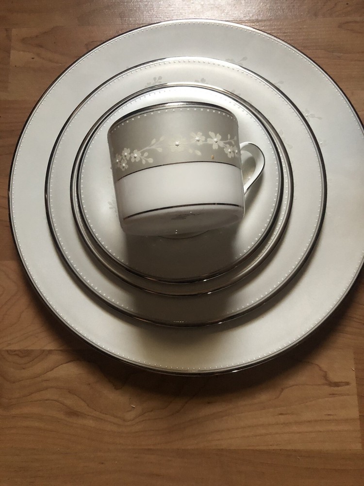 LENOX BELLINA PLATINUM- ONE- FIVE PC PLACE SETTING (s)