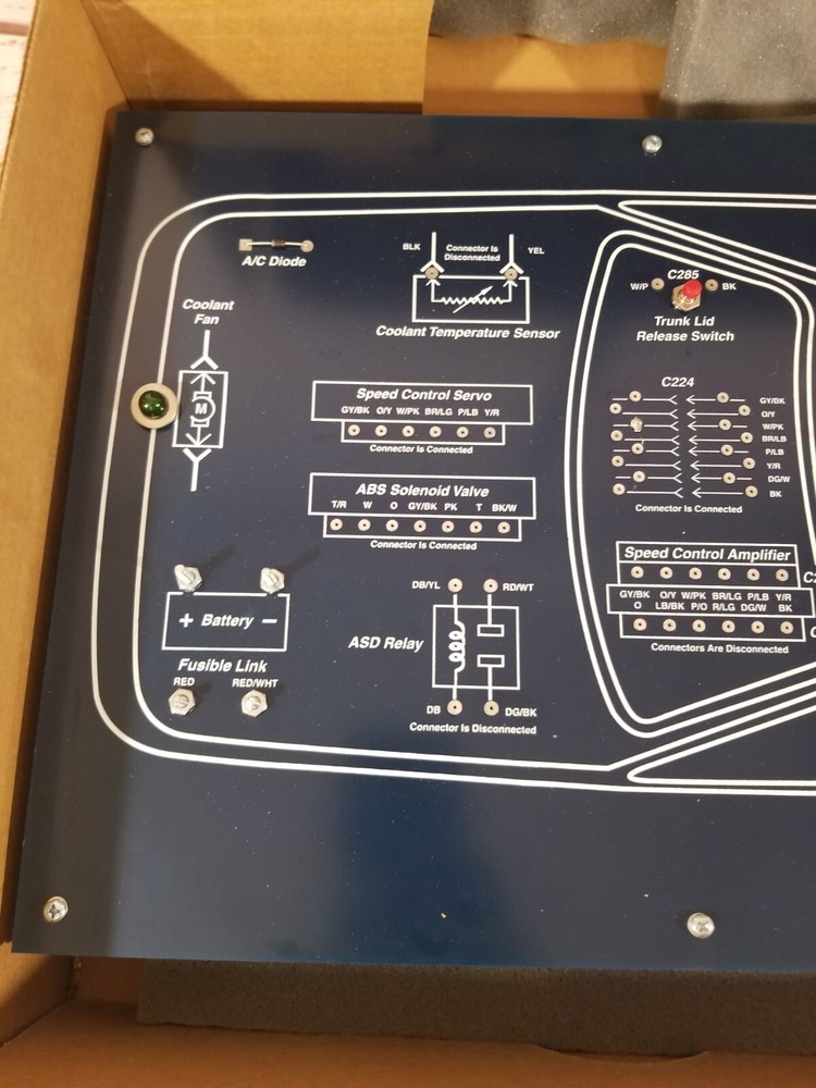 I-Car Automotive Electrical Training Panel Diagnostics Training Board REV. 9/94