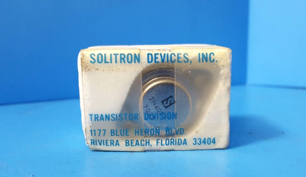 TRANSISTOR, 2N4071, SOLITRON