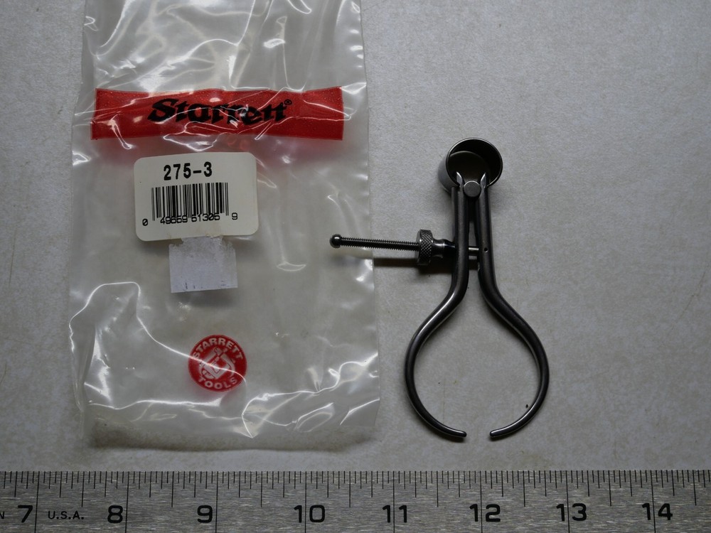 Starrett 3" Outside Spring Caliper Cat 275