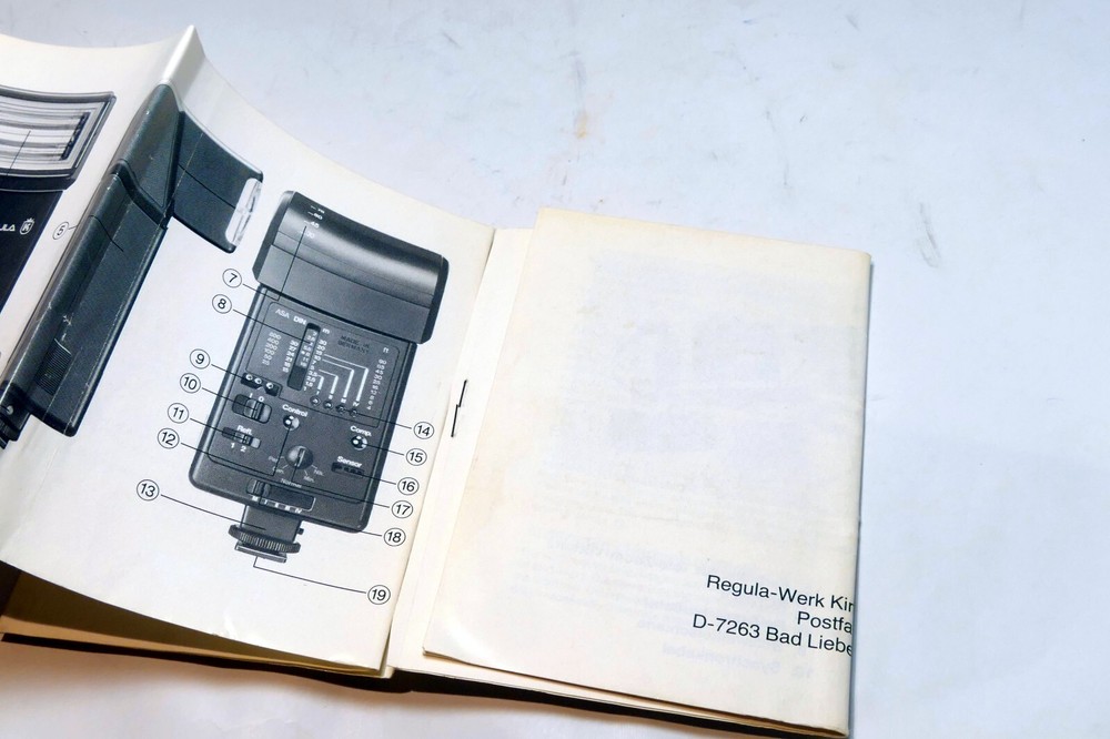 Regula Variant740-2 mc Flash Owner's manual Instruction Guide E English