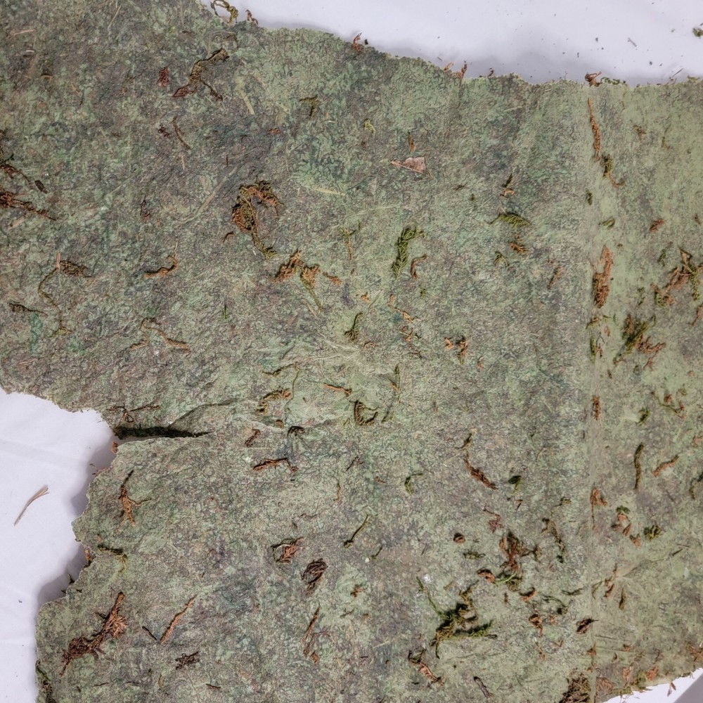 2 Mossy Grass Mats for Dept 56 Halloween Display Pre Owned
