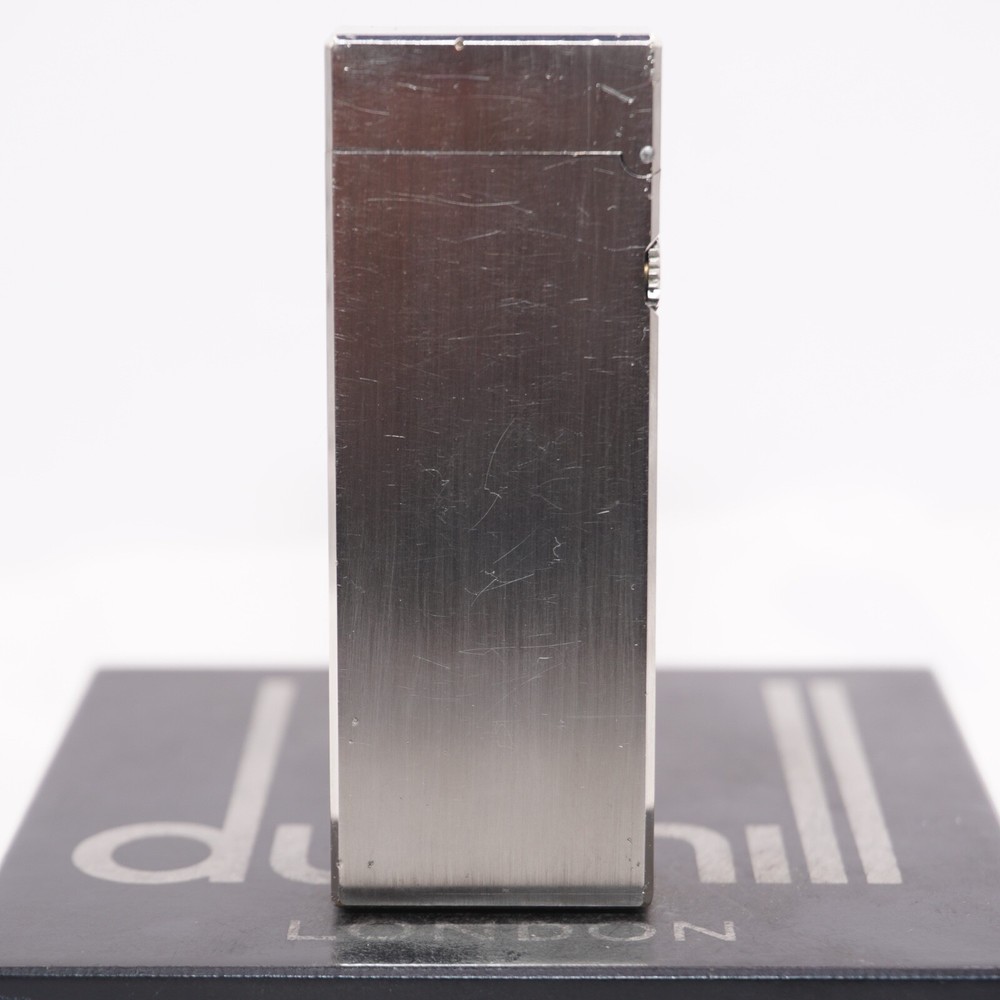 Dunhill Lighter Chromium plate Pindot Pattern_Ultrasonically cleaned _Working