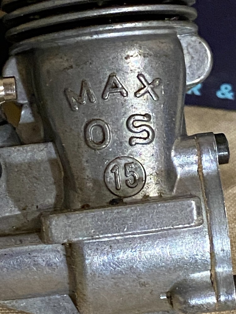 OS Max 15 Engine with Box & Paperwork au-65