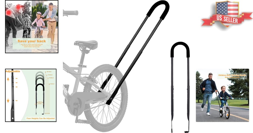 Safe and Effective Bike Trainer Handle - Secure - Adjustable - Universal Clamp