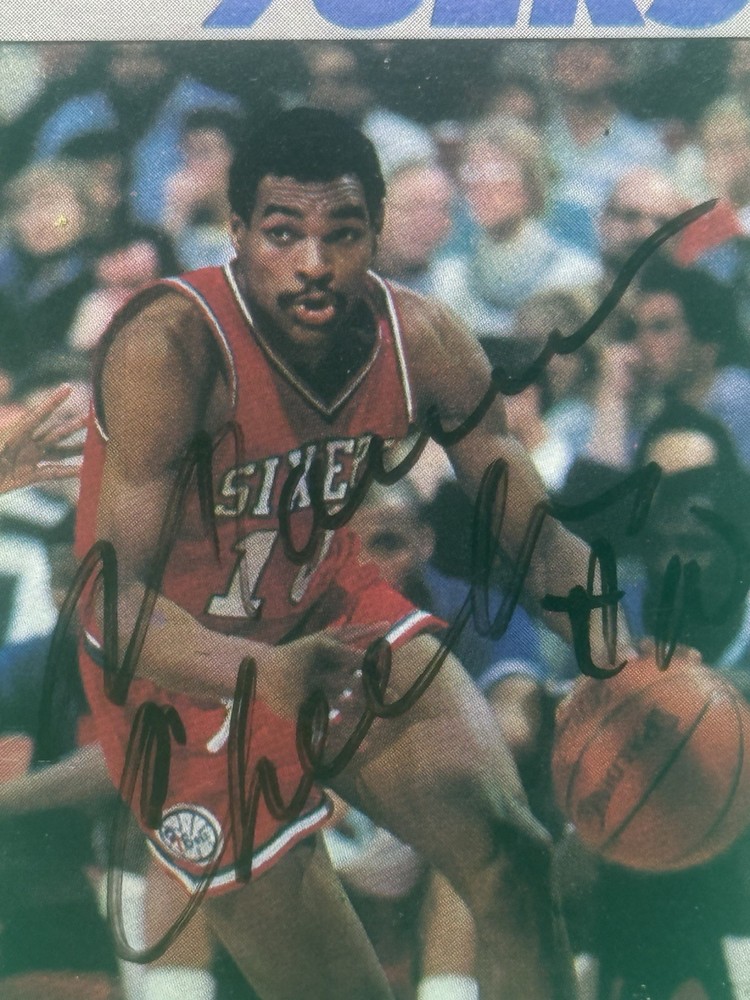 Maurice “Mo” Cheeks Autographed 87-88 Fleer 76ers