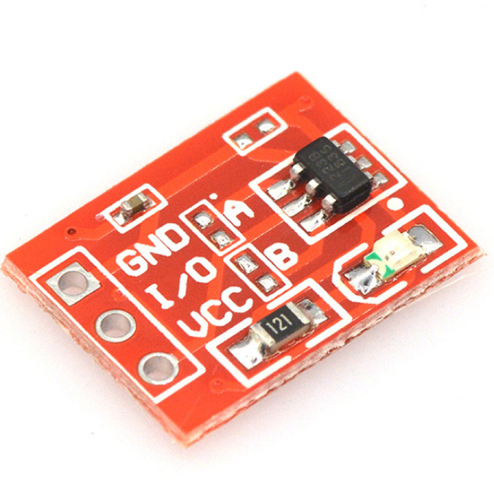 10Pcs TTP223 Touch Key Module Button Capacitive Switch Self-Locking/No-Locking A