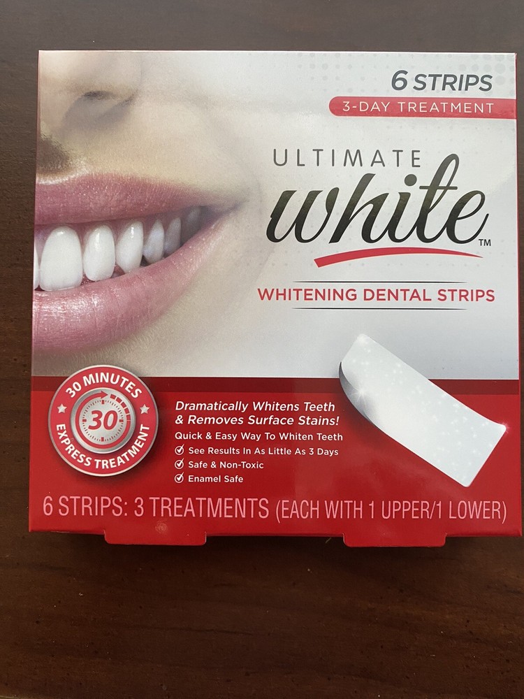 2 Teeth Whitening Strips Ultimate White Dental Strips