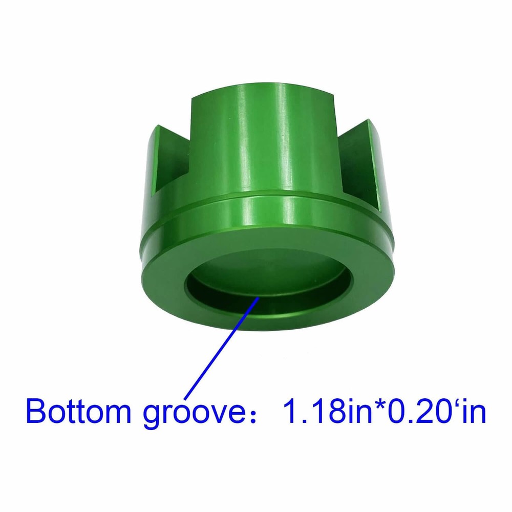 Jack Pad Slotted Bracket Frame Guide Rail Protector Vehicle Universal Green