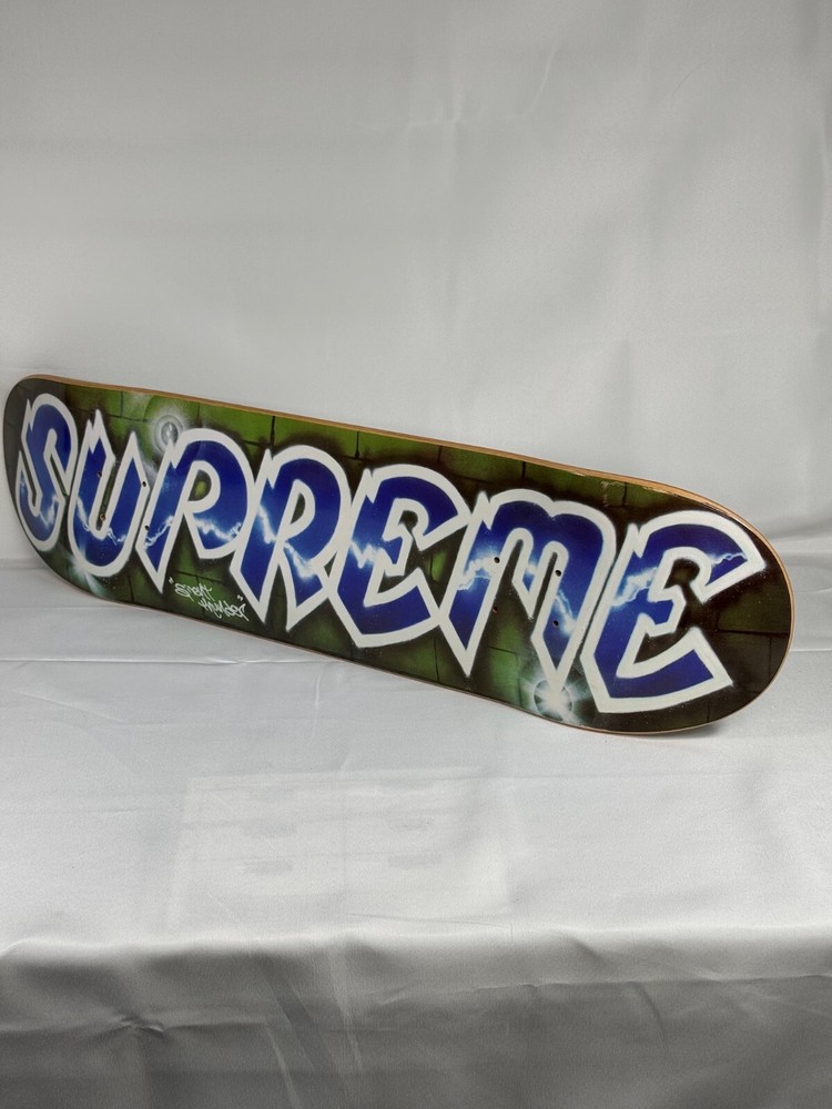 LOGO BLUE SKATEBOARD ART DECK BY SUPREME