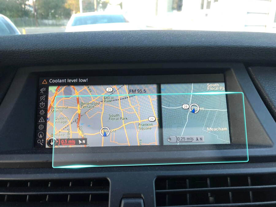 Crystal Clear Screen Protector for 2012 BMW X6 Vehicle Navigation