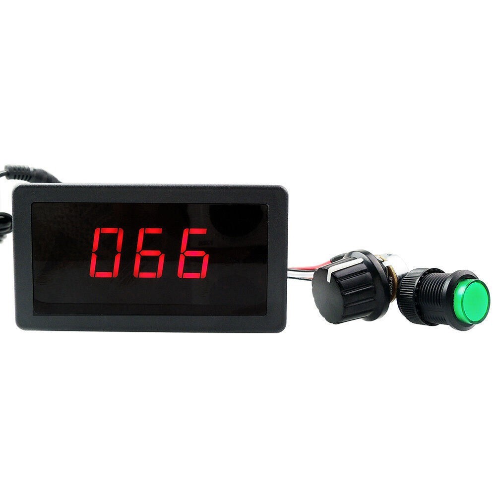 DC 6-30V Motor Speed Controller With 12V 24V 8A PWM Digital Display & Switch