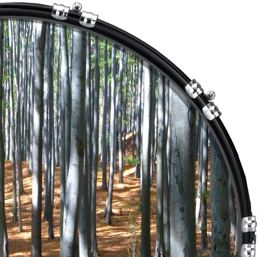 20" Custom Bass Kick Drum Front Head Graphic Graphical Trees