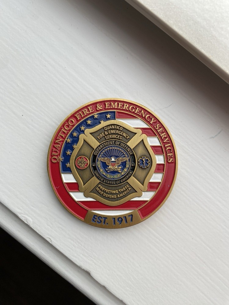 Quantico Fire & Emergency Services Challenge Coin