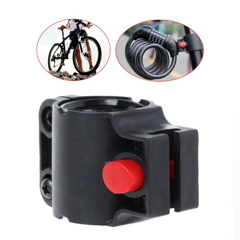 Lock Holder Support Wire Cable Lock Bike Frame U Lock Fixed C