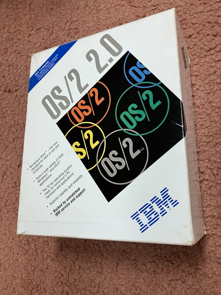 IBM OS/2 VERSION 2.0 WITH 5.25” DISKS