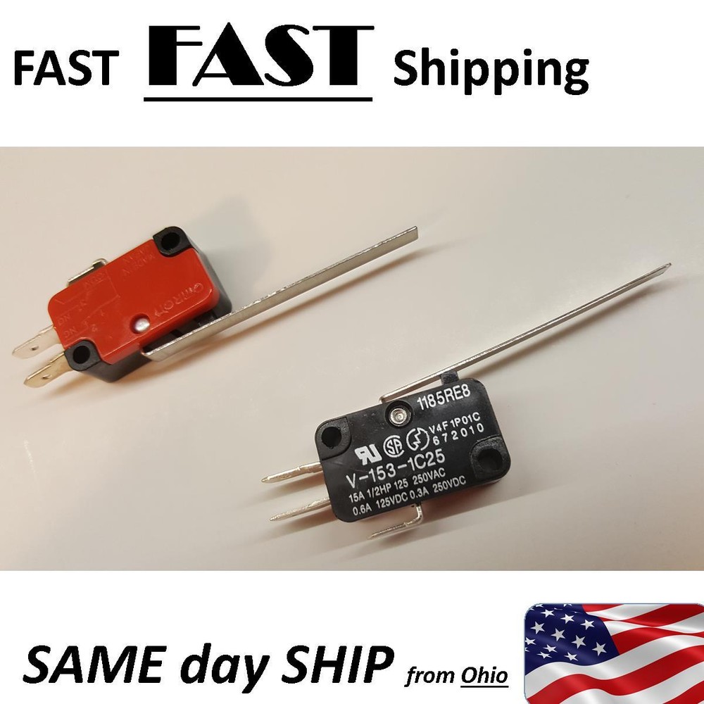 Micro / limit switch SW ---- LONG ARM ---- 1185RE8