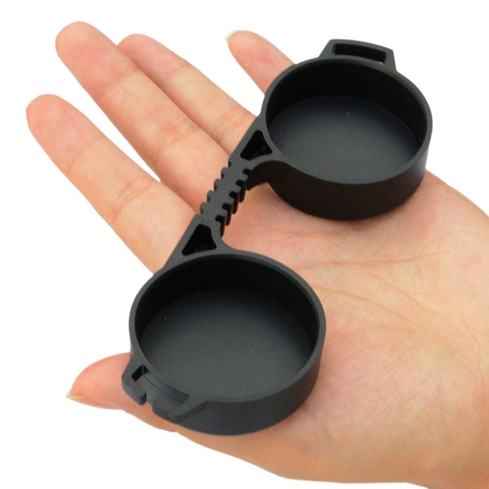 Binoculars Rubber Objective Lens Caps Binocular Eyepiece Lens Cover8681