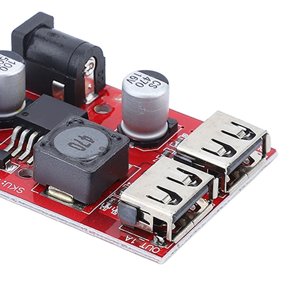 Solar Controller Charger 3A Dual USB Output 6V to 40V DC Solar Power Module