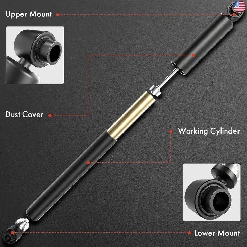 Front Pair (2) Shock Absorber Compatible with Toyota Tacoma