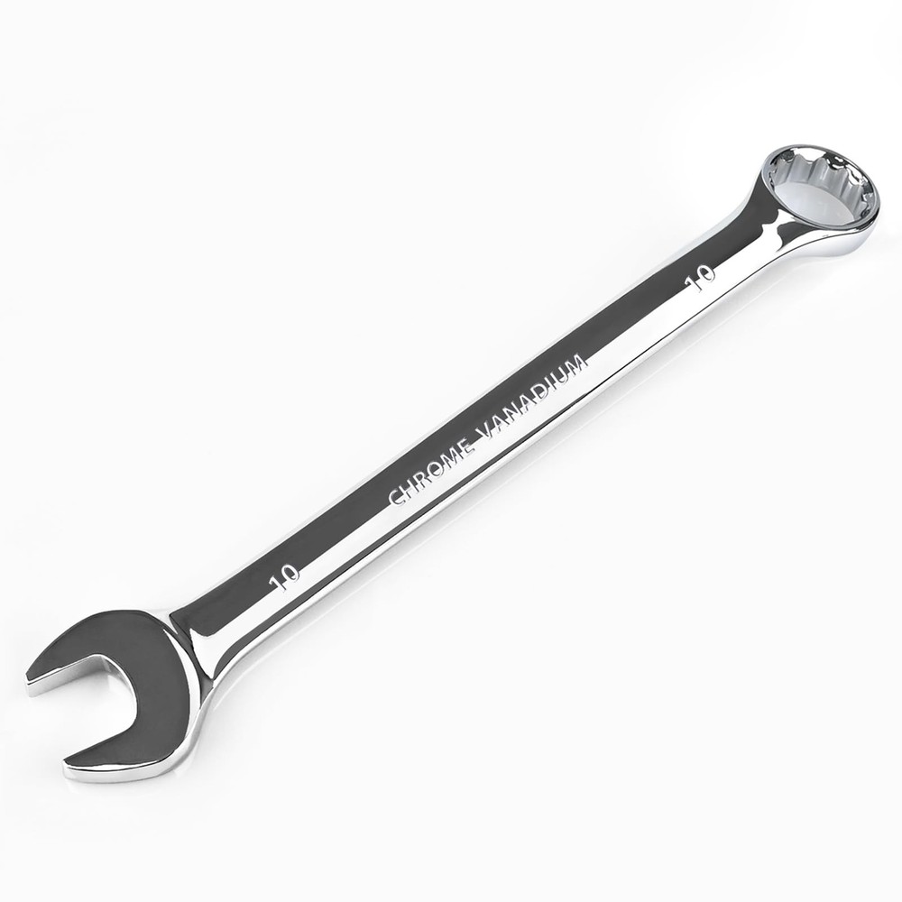 COYAGRIP 10mm Wrench, Industrial Grade Spanner, Combination 10mm, Silver