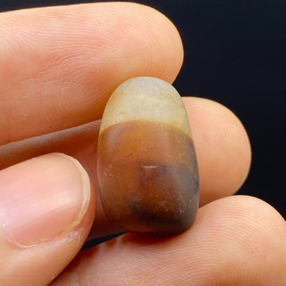 Large Authentic Ancient Tibetan Himalayan Agate Bead