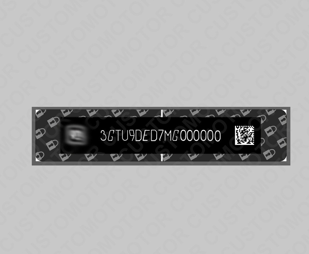 DECAL Replica Duplicate Label Sticker