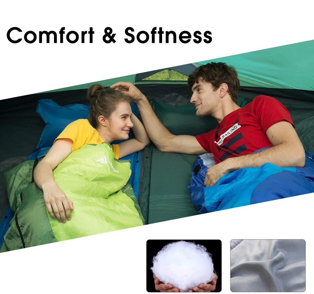 SEMOO Sleeping Bag Portable Hood Compression Sack for Backpacking Camping Hike
