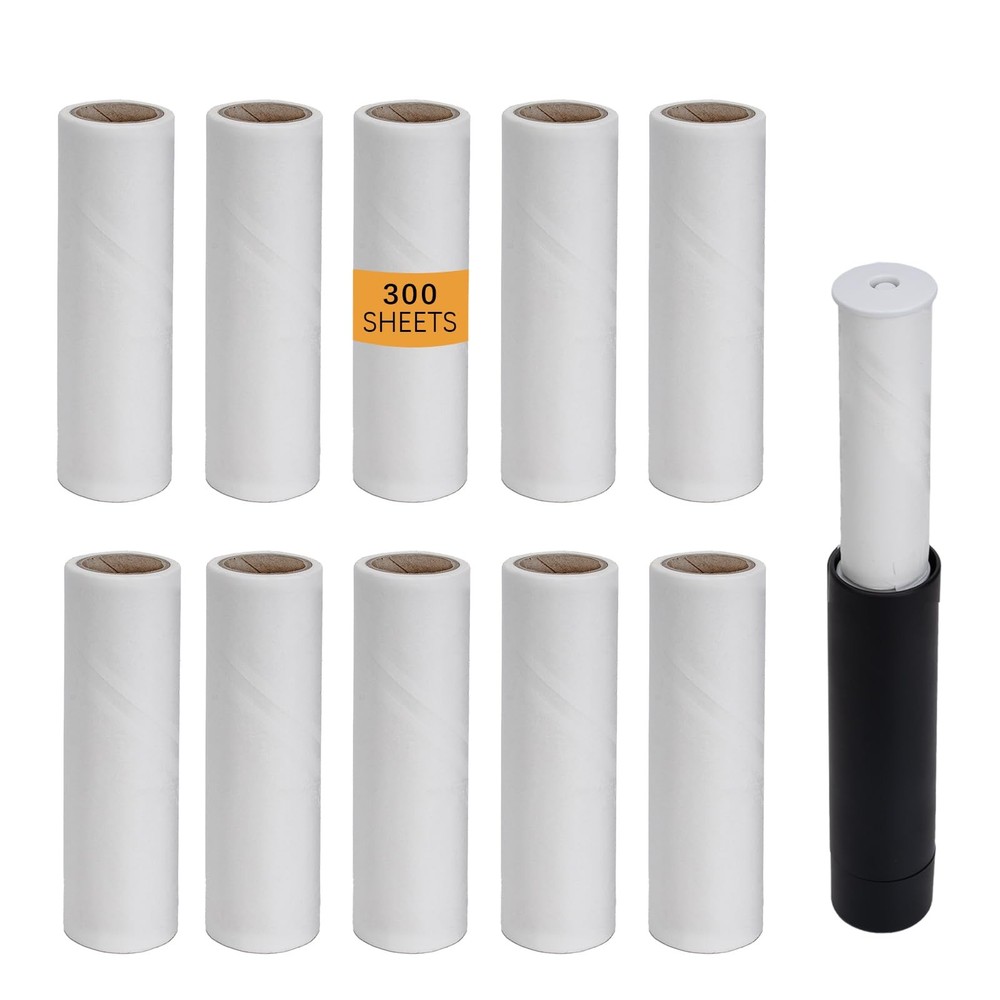 Lint Roller Refill Compatible with Flint,Extra Sticky Retractable Lint Refill