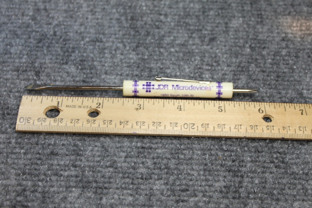 Vintage JDR Microdevices Screwdriver Phillips & Flat San Jose Ca