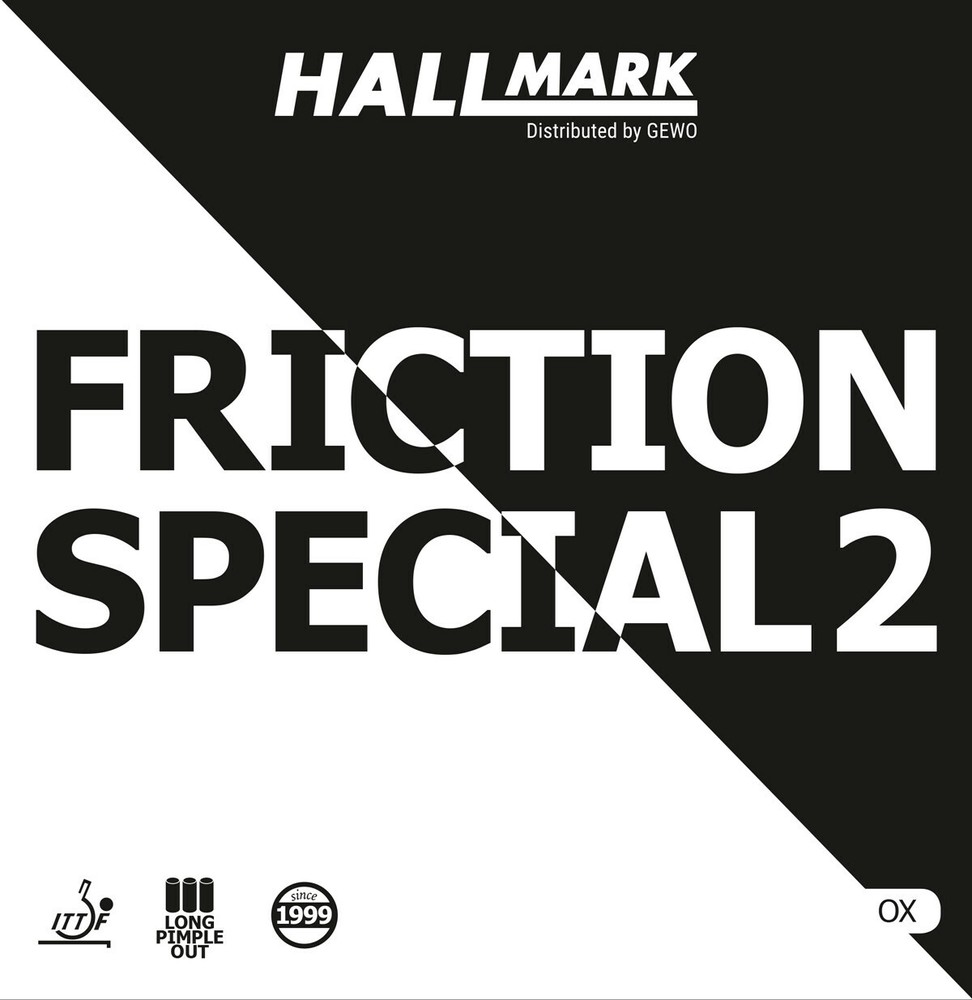 Hallmark long pips-out FRICTION ESPECIAL2 OX rubber