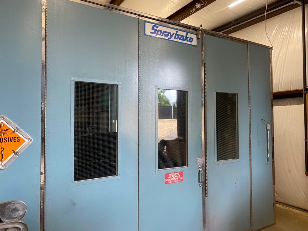 spraybake paint booth burner