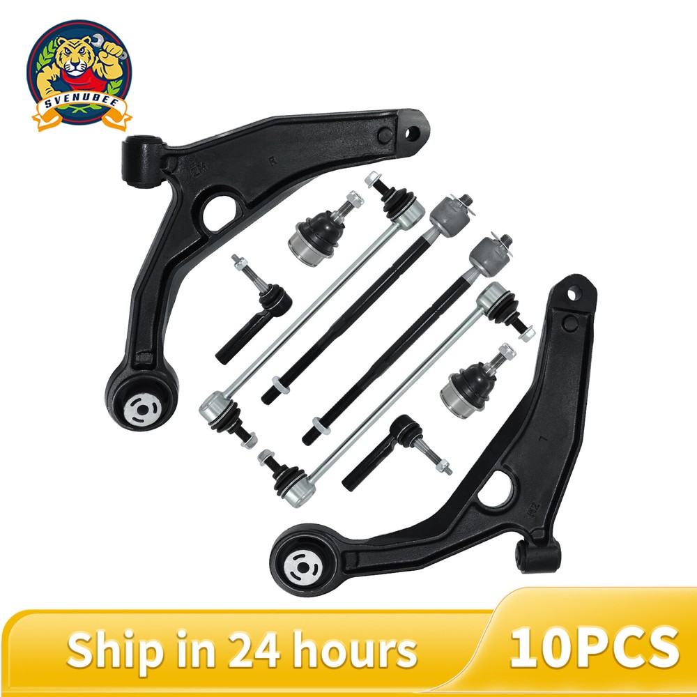 10pc Front Lower Control Arm Sway Bar Link Kit for 2008-2014 Dodge Avenger