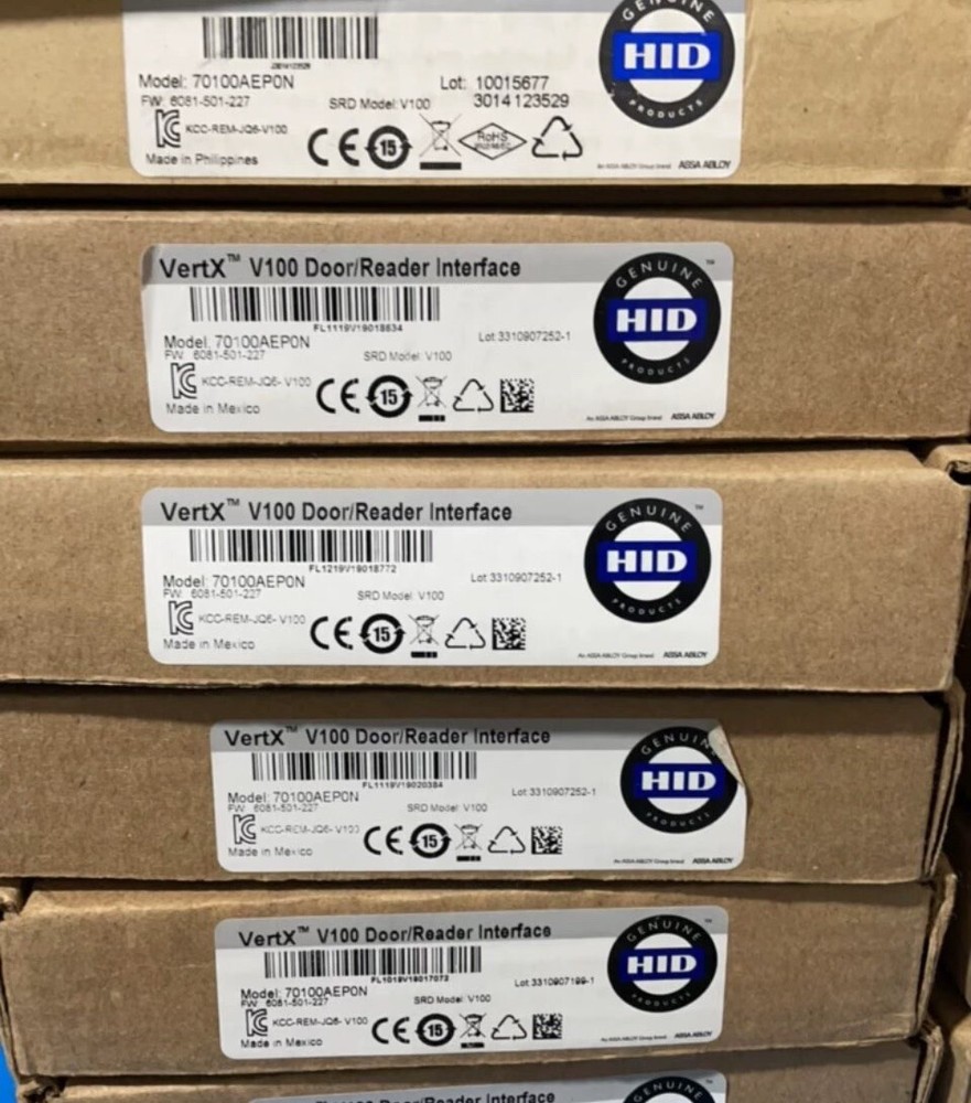 New HID VertX V100 Door/ Dual Reader Interface Access Card Controller
