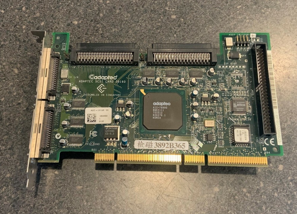 Adaptec SCSI Raid Card 39160