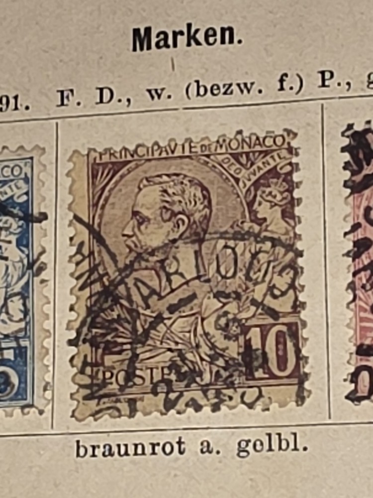 Foreign Monaco 10c Stamp Used - #I562