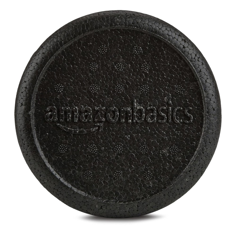 Amazon Basics High-Density Foam Roller for Exercise & Recovery, 18-Inch, Black
