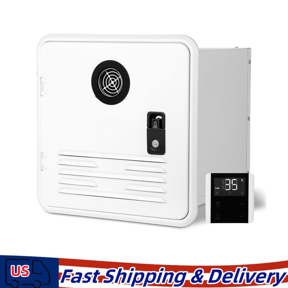 RV Tankless Water Heater Propane Gas Camper 55000BTU w/ Controller 15x15"