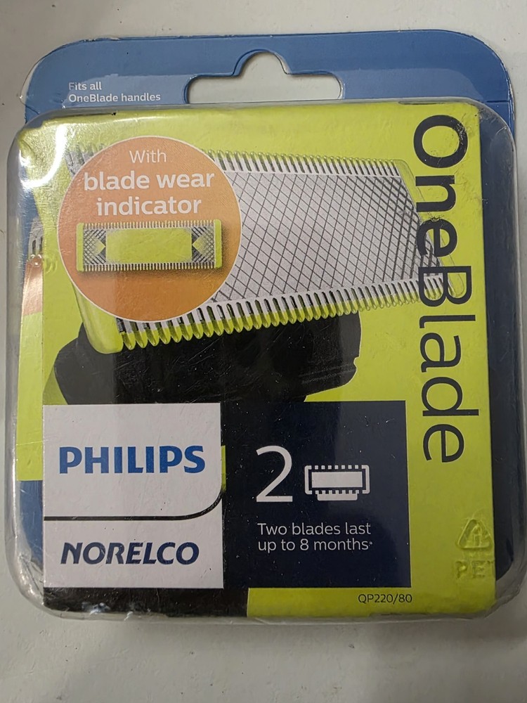 Philips Norelco QP210/80 Replacement Blade 2 PACK NEW