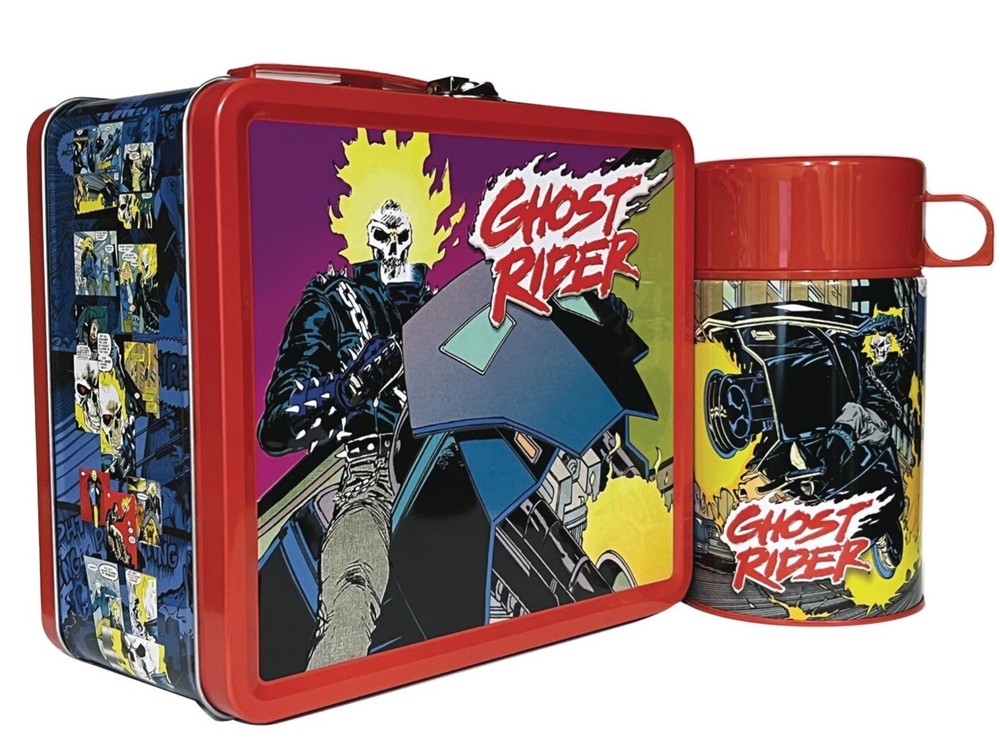 MARVEL Comics Ghost Rider LUNCH BOX & THERMOS PX Exclusive 2,500 Made