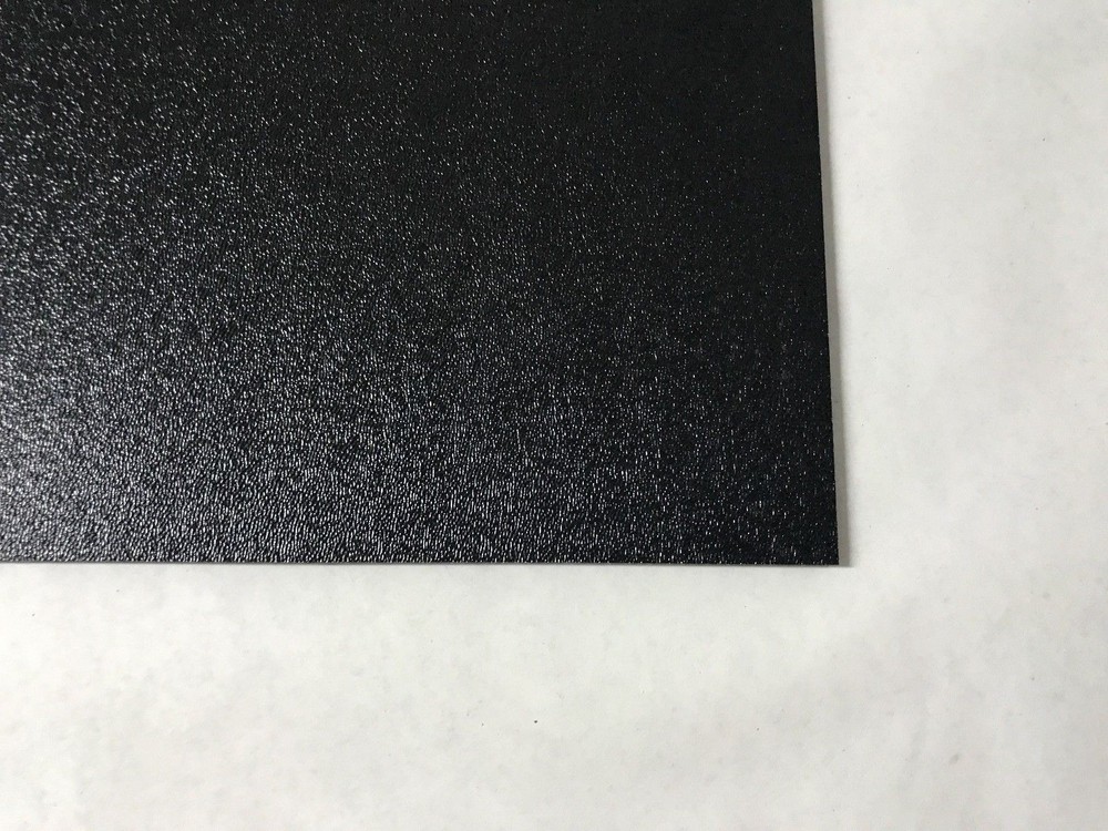 ABS Black Plastic Sheet 3/32" x 47" x 96” Textured 1 Side Vacuum Forming