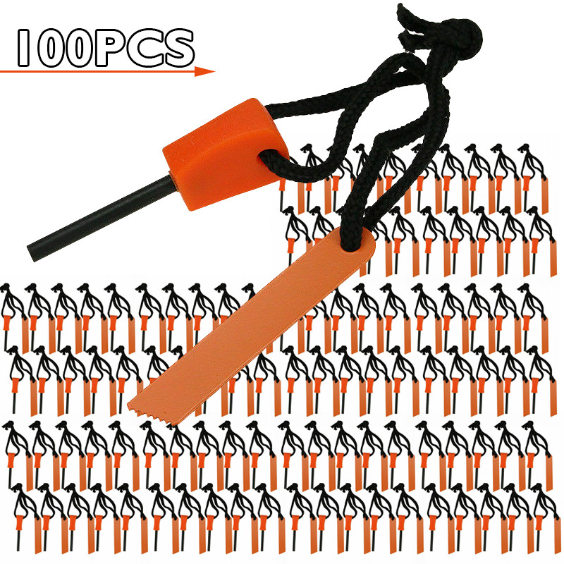 Waterproof Magnesium Flint Fire Starter Survival Tools Emergency Camping Lighter