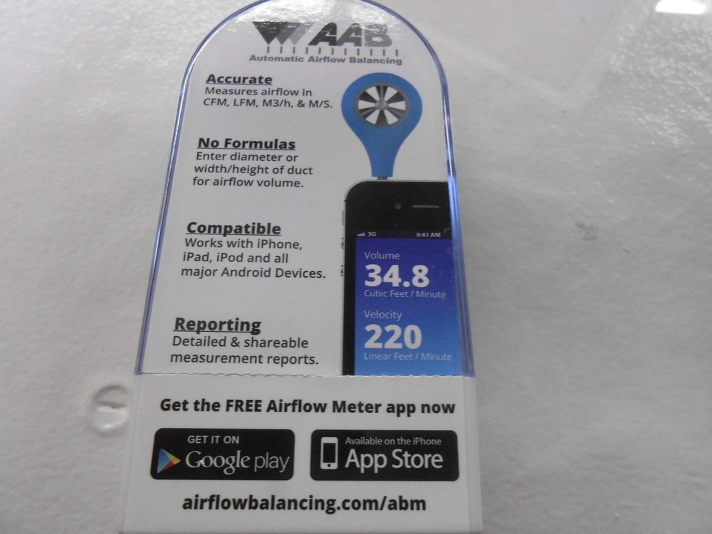 AAB ABM-100 SMART DEVICE AIRFLOW METER 185186