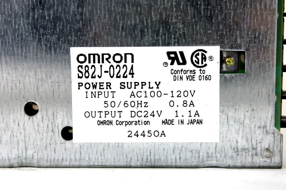 Omron S82J-0224 Power Supply, 100-120V AC