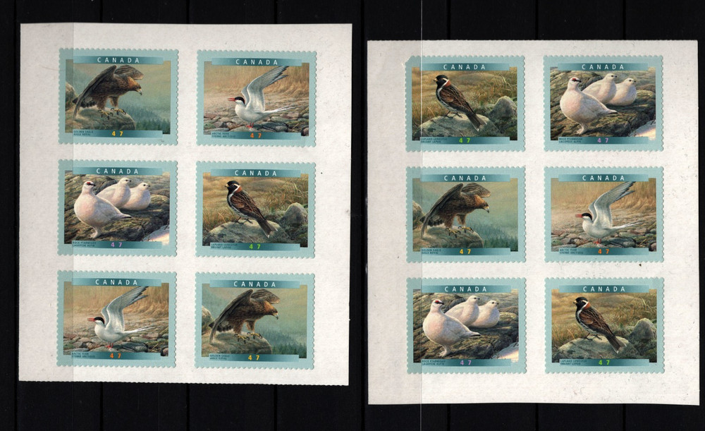 CANADA  BIRDS    MNH (163)