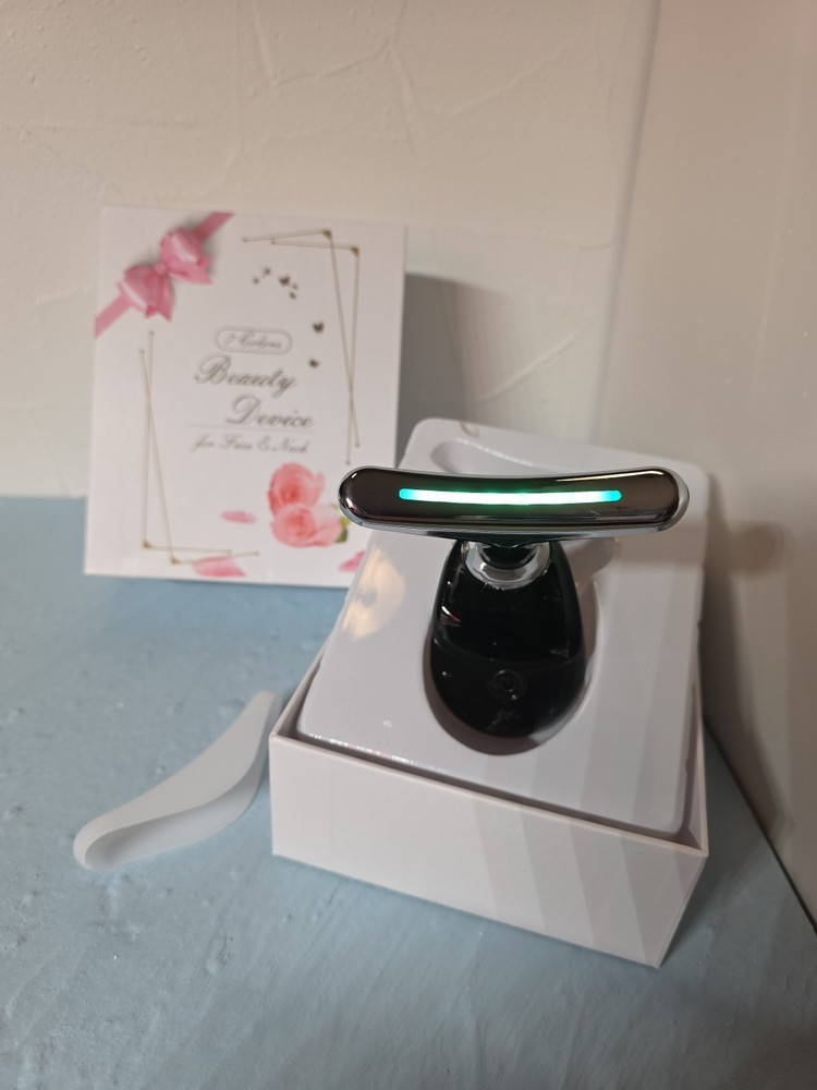 GlamorGlow 7 Colors LED Light Therapy Face & Neck Therapy Device